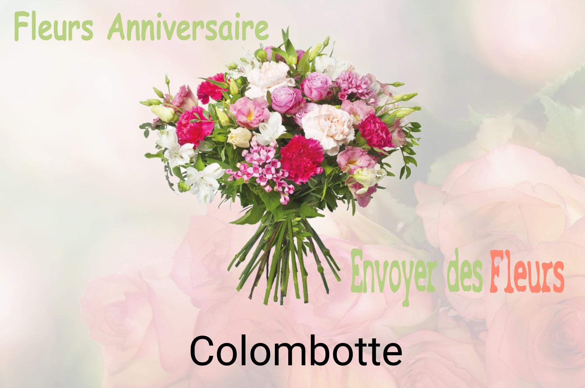 Bouquet de fleurs d’anniversaire livré à Colombotte
