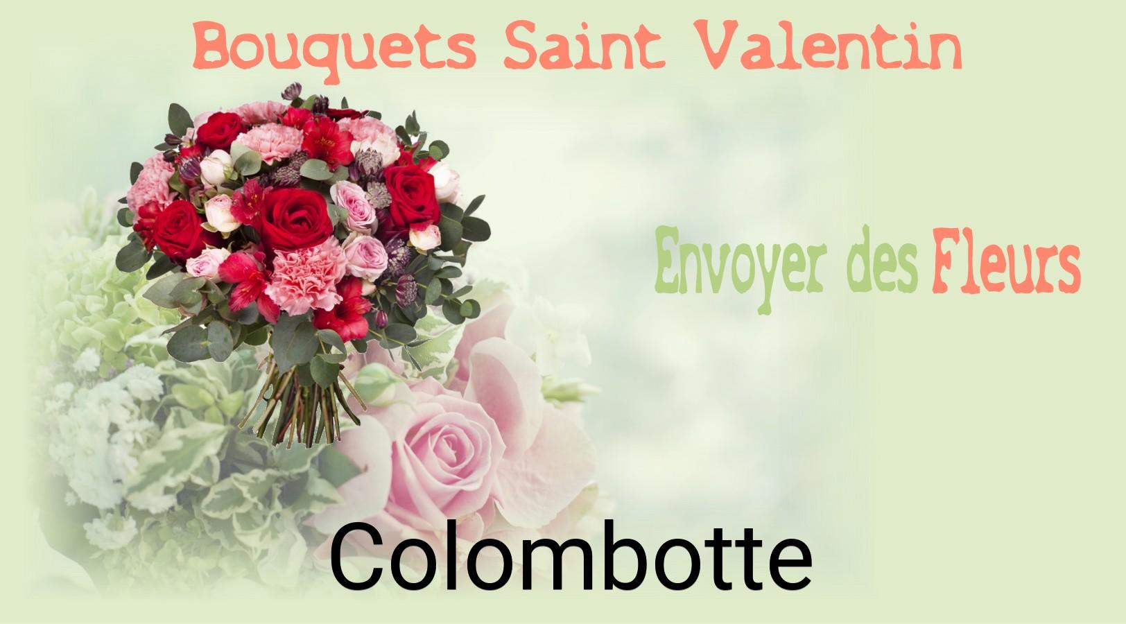 Roses de Saint-Valentin livrées à Colombotte